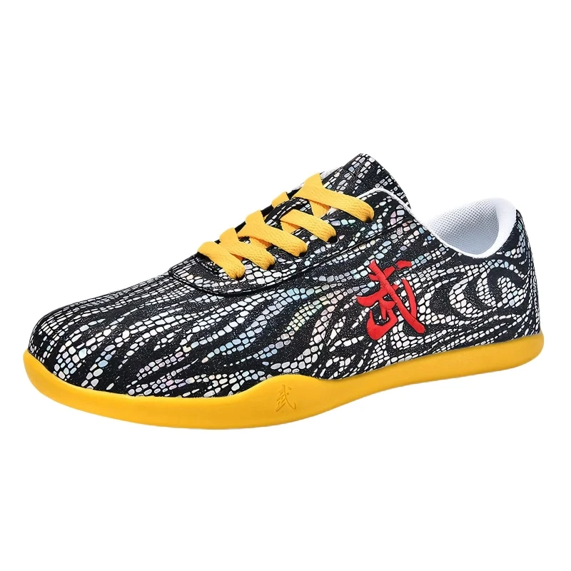 

CLYFAN Breathable Martial Arts Shoes Non-slip Lace-up Tai Chi Sneakers Lightweight for Kung Fu Karate Training