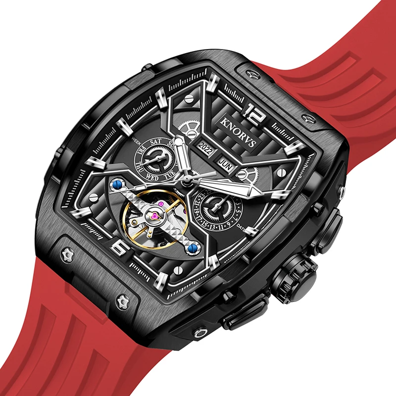 

KNORVS New Fully Automatic Mechanical Watch Night Light Waterproof Men's Watch Fashion KN005-6