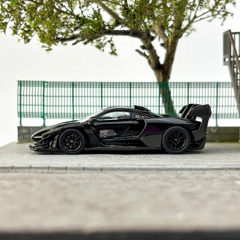 CM 1/64 McLaren Senna GTR 합금 장난감 자동차, 다이캐스트 금속 모델 선물