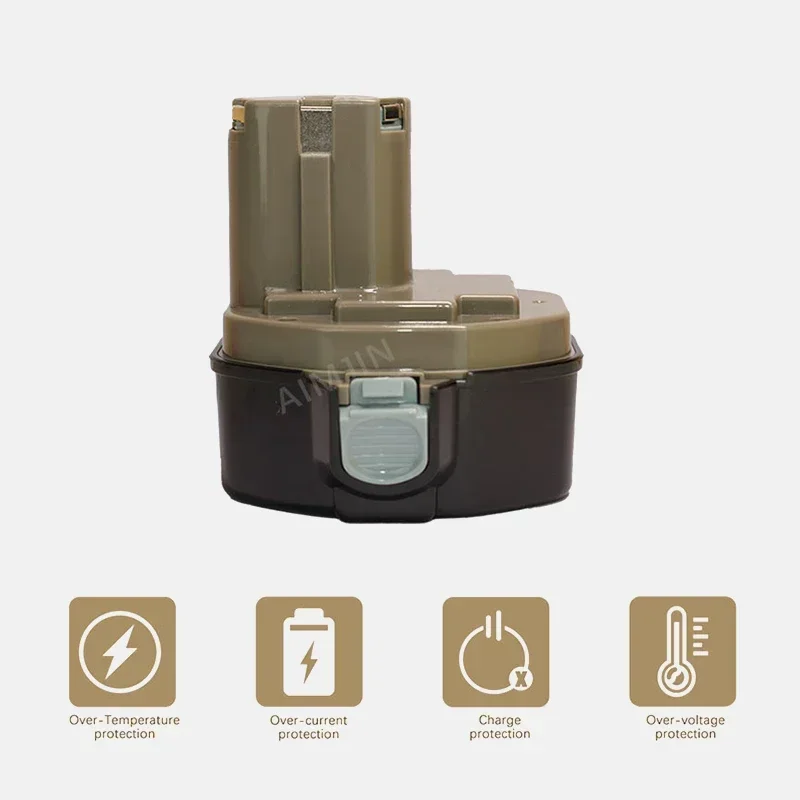 2026 14.4V ni-mh 4800-12800mAh استبدال البطارية لبطارية ماكيتا 14.4V PA14 1420 1422 1433 1434 1435 1435F 192699-A