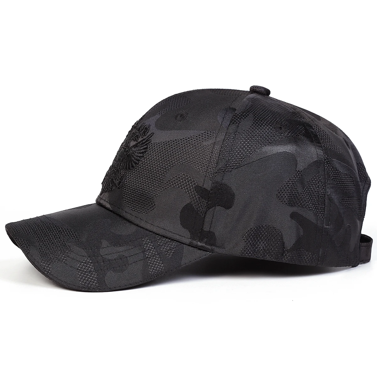Unisex-Baseballmützen mit doppelköpfigem Adler-Stickerei, für Frühling und Herbst, für den Außenbereich, verstellbare Freizeithüte, Sonnenschutzhut, Sportkappe – Detail 9