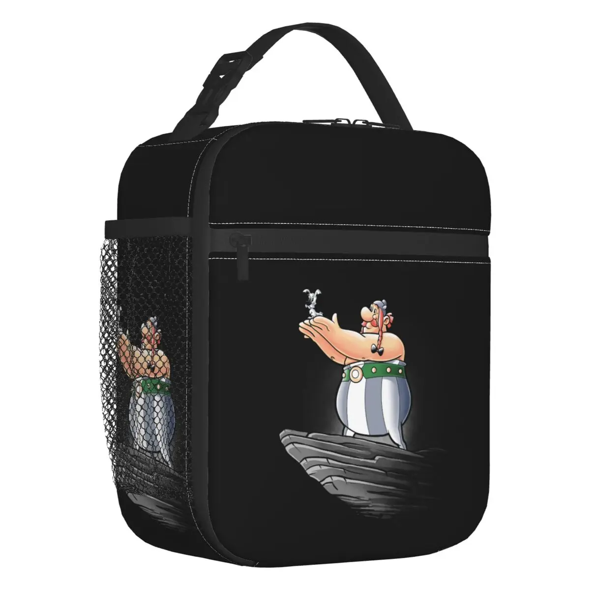 Custom Dogmatix Asterix And Obelix Lunch Bag Women Thermal Cooler Insulated Lunch Box for Kids School