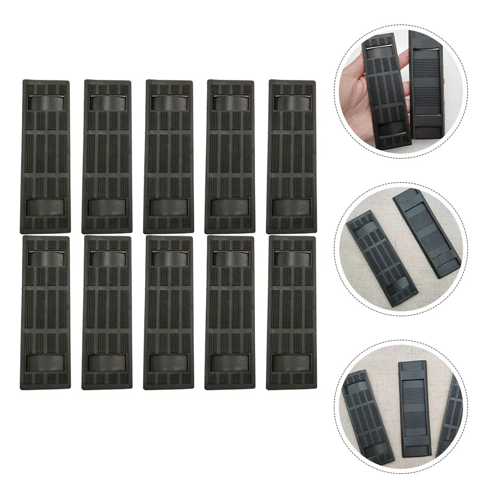10Pcs Backpack Shoulder Strap Pads PVC Material Lightweight Nonslip Design Suitable for Various Bags and Luggage