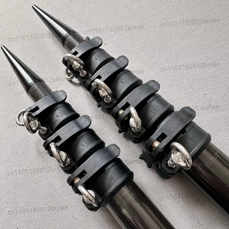 Carbon fiber telescopic outrigger pole custom 100% carbon fiber polecustomized