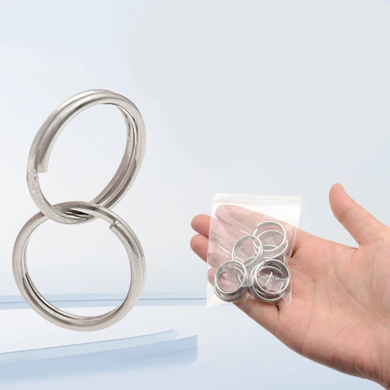 

High Strength Deep Water Fishing Split Rings Double Spring for Baits Retention