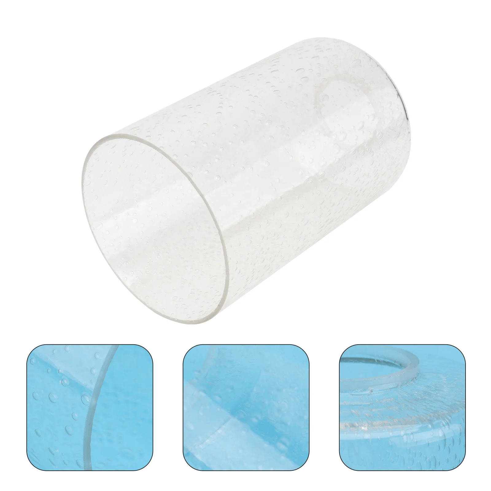 

1Pcs Glass Lampshade Decorative Transparent Lighting Cover Durable Wearresistant Stylish Home Adornment Simple Installation Warm