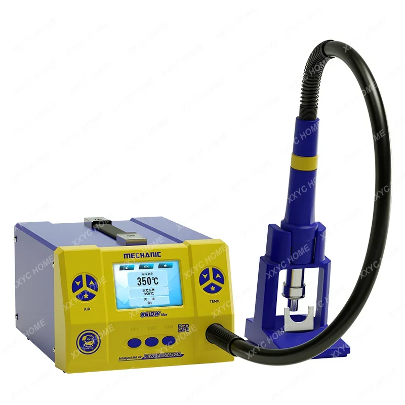 861DW Max lead-free digital display heat gun 1000w high-power adjustable temperature desoldering station