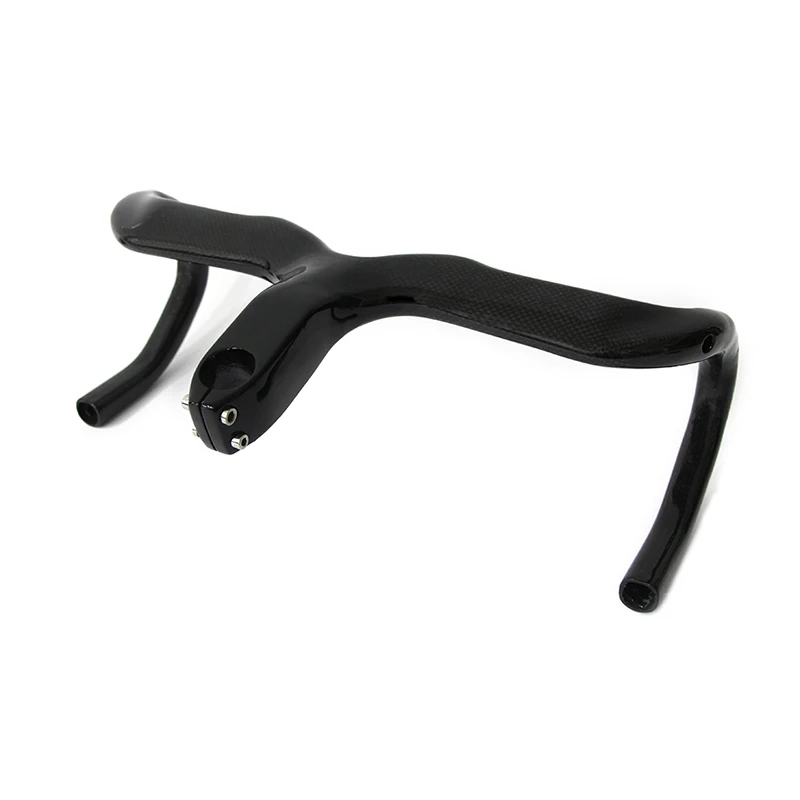 

3K Gloss Black Road Carbon Handlebar, 28.6mm, with Stem, 400mm, 420mm, 440mm