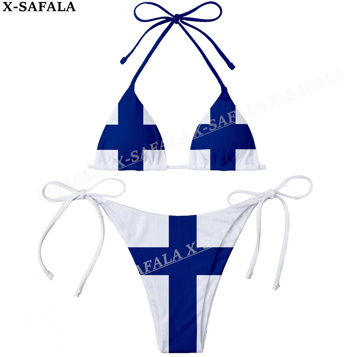 

Finland Country Flag 3D Print Women Micro Sexy Bikini Bra Set Summer Beachwear Sexy Beach Two Pieces Bathing Suits Swimwear