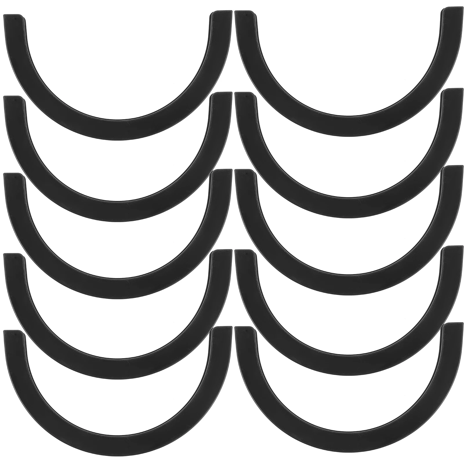 

5Pairs Skateboard Deck Guards U-Shaped Impact Protection Strip Wear Resistant Longboard Accessories Nose Tail Bumper Guard