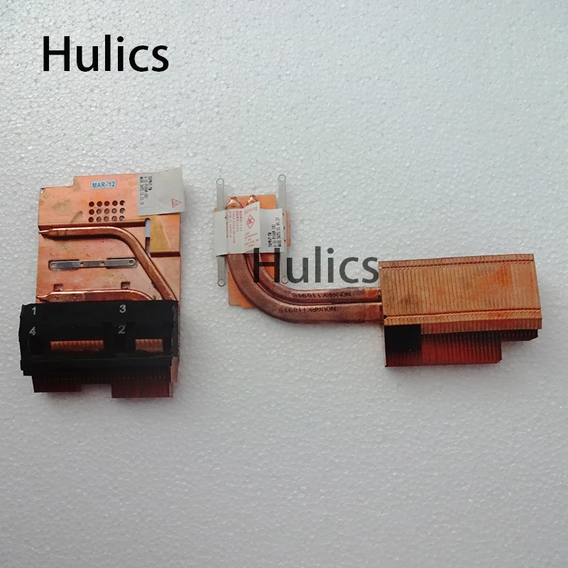 

Hulics Used FOR CLEVO Terrans Force P180HM 6-31-P180N-102 6-31-P180N-202 Laptop Cooling Fan CPU Cooler Heatsink