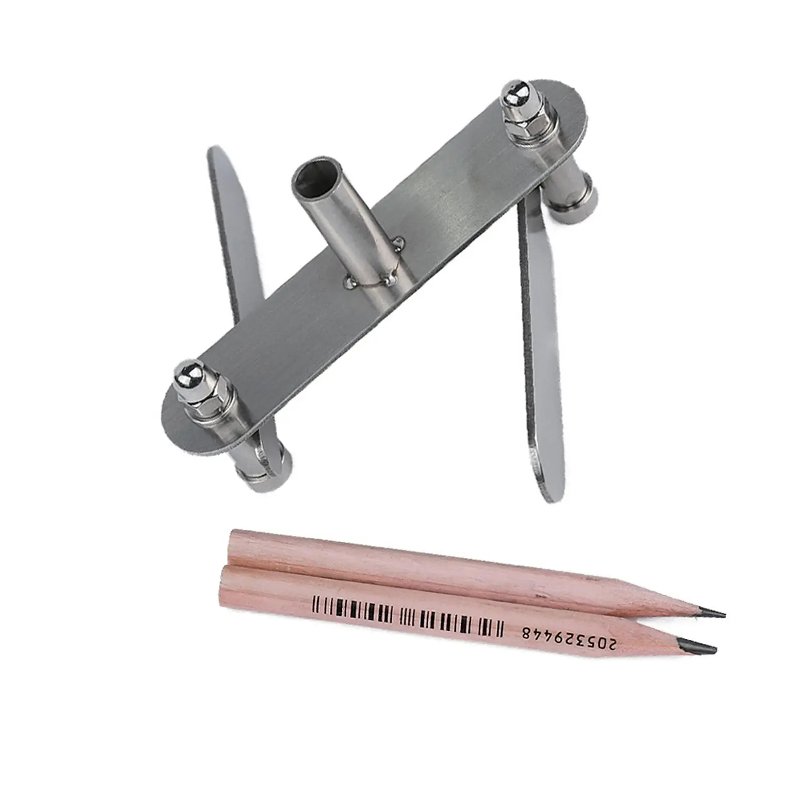 Scribe Marking Center Finder Stainless Steel Gauge Measuring Tool for Carpentry Pipe Bending Engineering