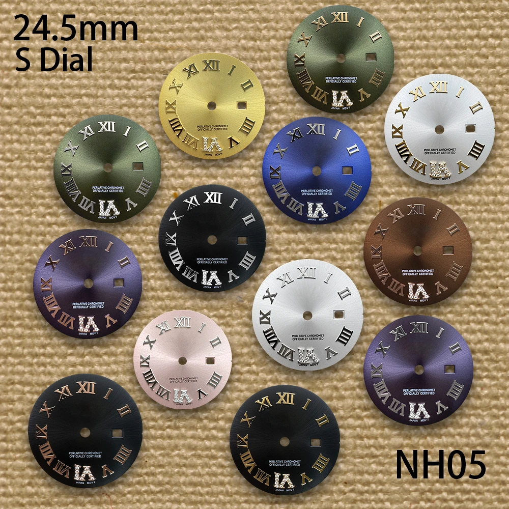 

24.5mm High Quality S Logo Dial Suitable For NH05 Movement Ladies' High-end Watch Modification Accessories