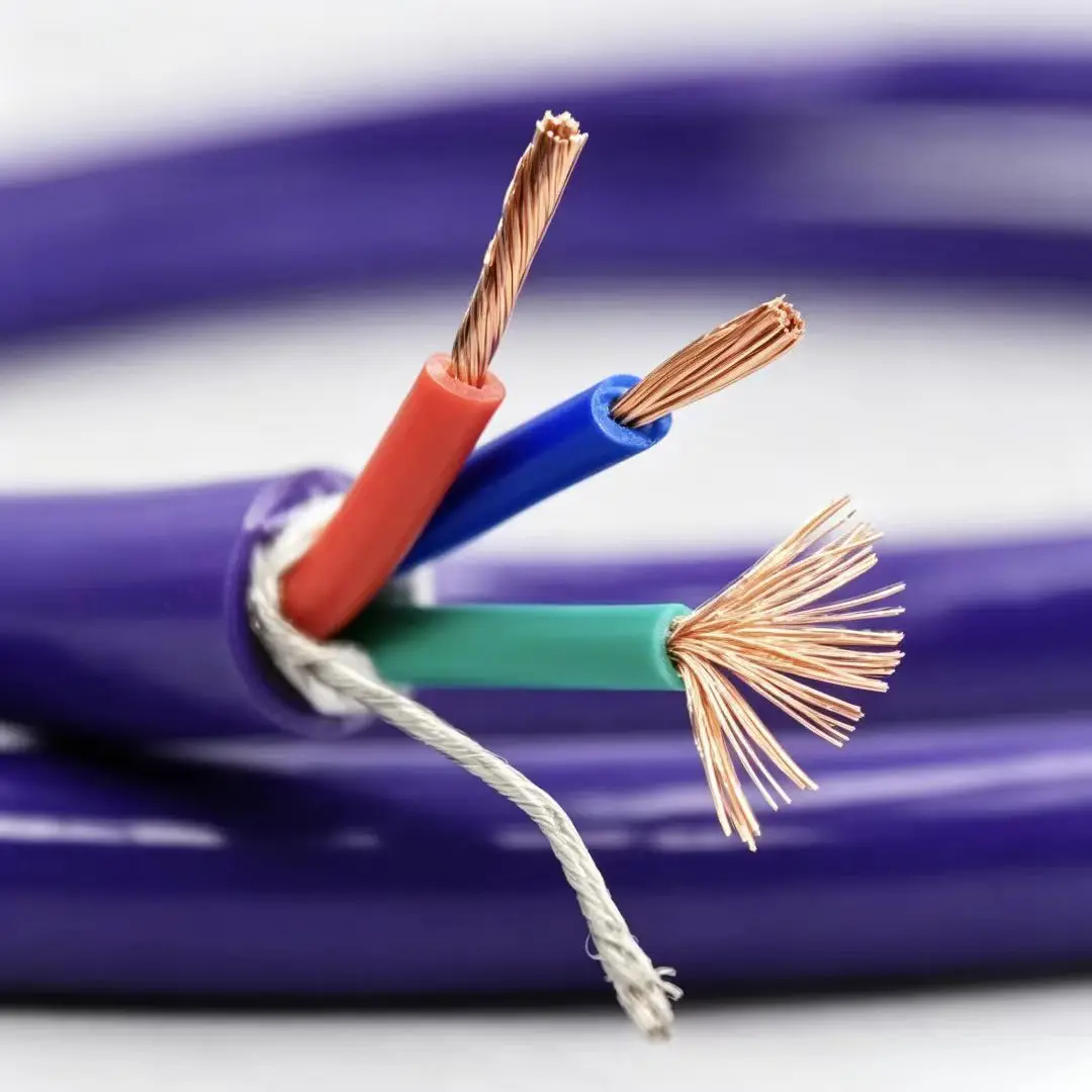 Audio Grade 6N OFC 4square Reference Power Cable Bulk Cable Per Meter Audio Power Cord Wire Cable HIFI Power Cable