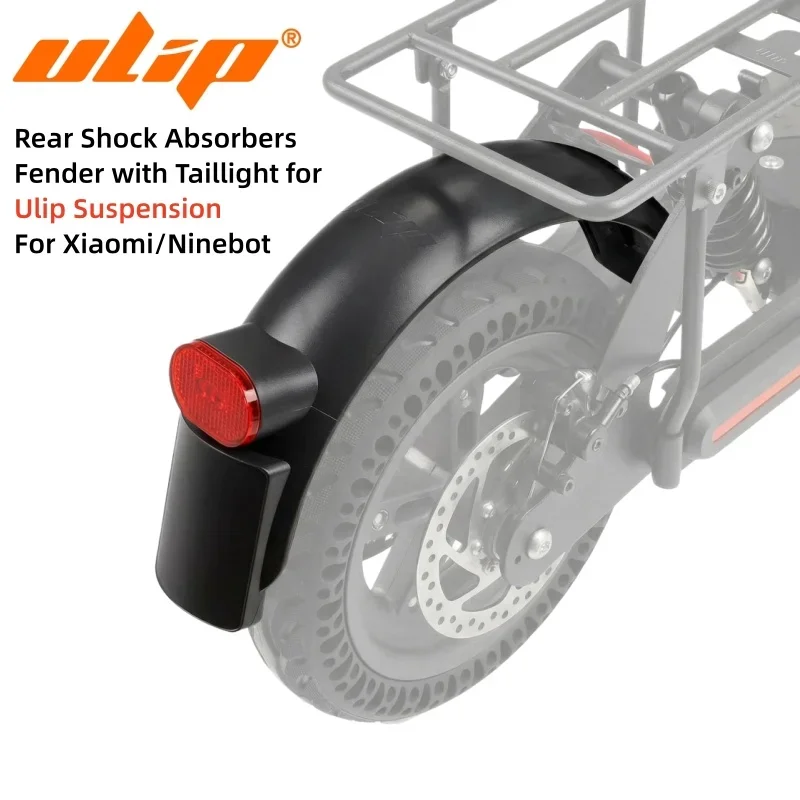 

Rear Fender Sets with Taillight for Electric Scooter Ulip Shock Absorber Mudguard Signal Light Universal Xiaomi and G30 F Series