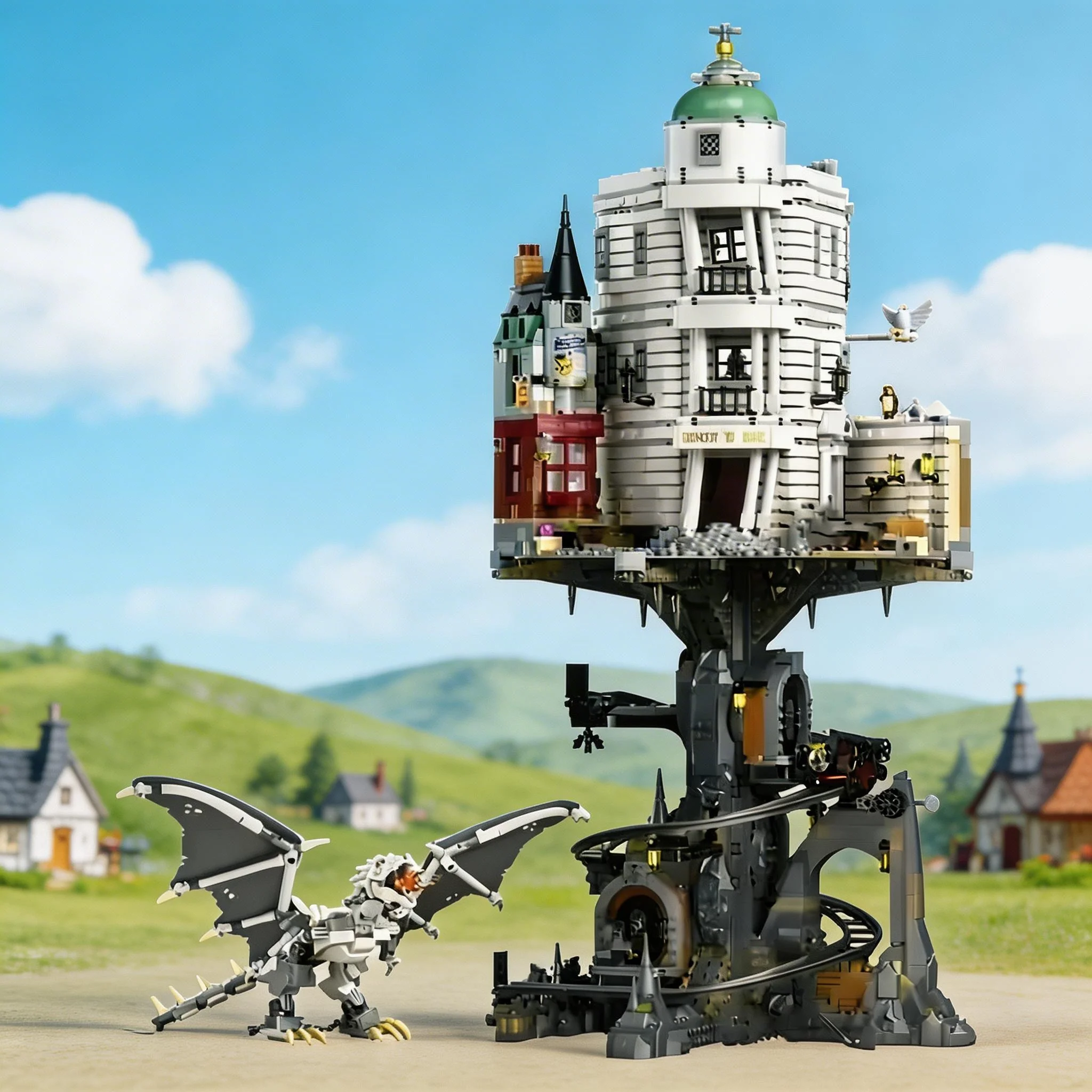 

New high-difficulty building blocks Tin Pan Alley Collector's Edition Large brick Party provides holiday gifts for men and women