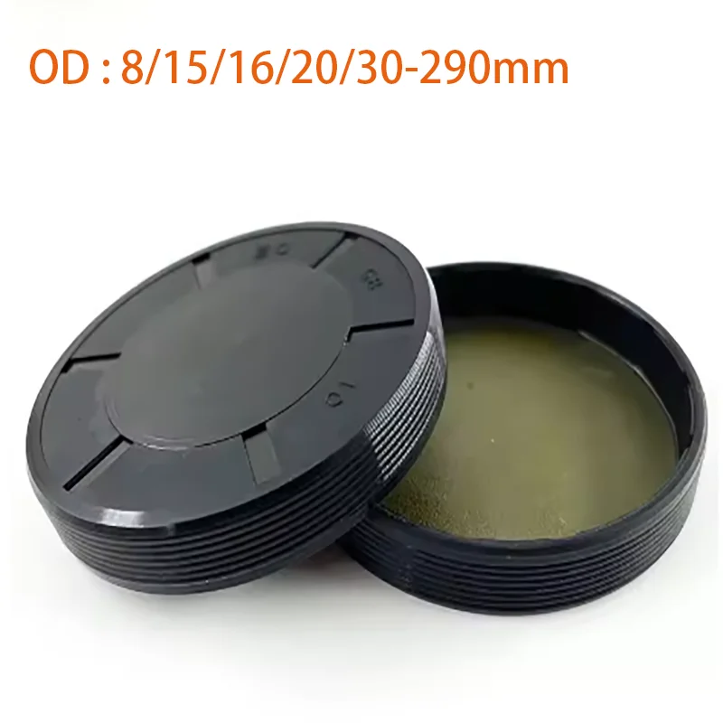 Black NBR EC/VK Type Oil Seal OD 8/15/16/20/30-290mm Nitrile Rubber End Cap Cover Plug Seal Reducer Shaft Retarder Oil Cap