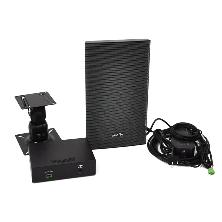 

2026 Audfly Directional Audio Technology Factory Manufacture Wall Mounted Focused Speakers for museum