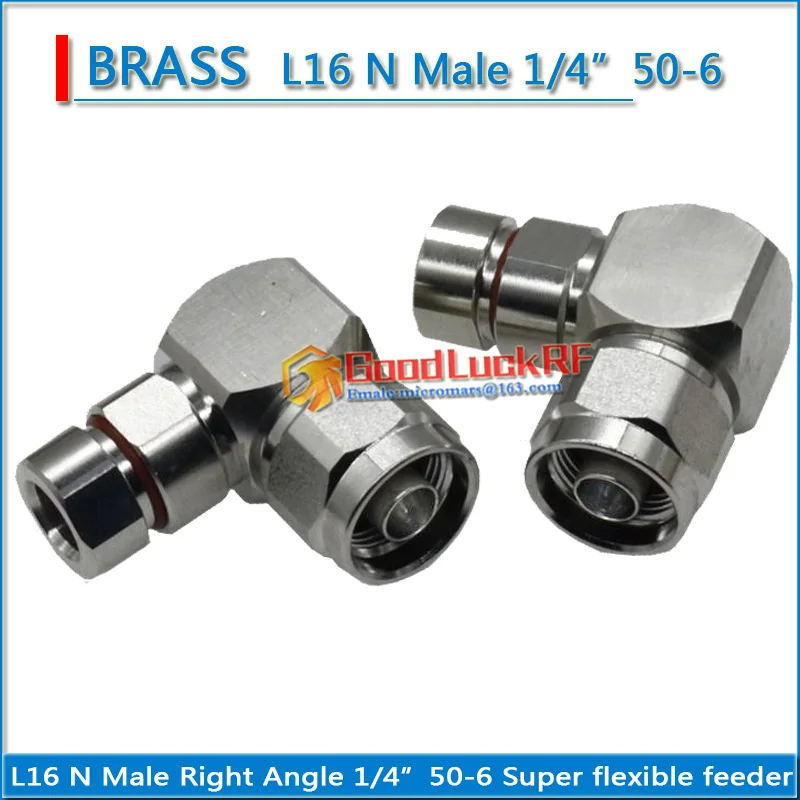 High-quality L16 N Male 90 Degree Right Angle 1/4