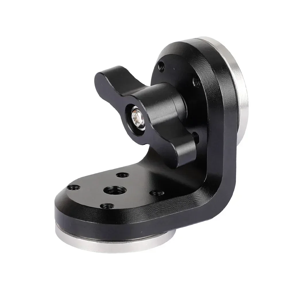 Dual ARRI Rosettes Extension Mount Connector With Central M6 Thread & Adjustable Thumb Knob For Camera Rig Handle Grip