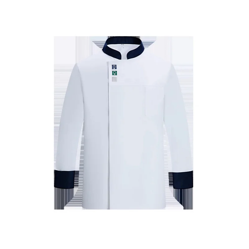 Ropa de trabajo de Chef transpirable de manga larga Catering restaurante cocina trasera cocina cantina hornear ropa de trabajo Unisex Otoño Invierno C