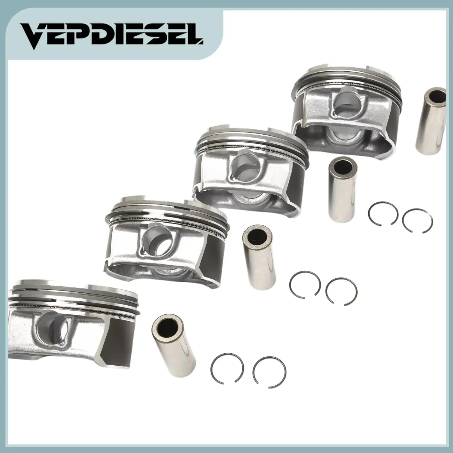 4pcs/set STD Pistons & Rings Φ82.51mm for Audi S3 TTS VW Golf Seat ​OE# 06D107066L N90558301 06J198151B Auto Engine parts