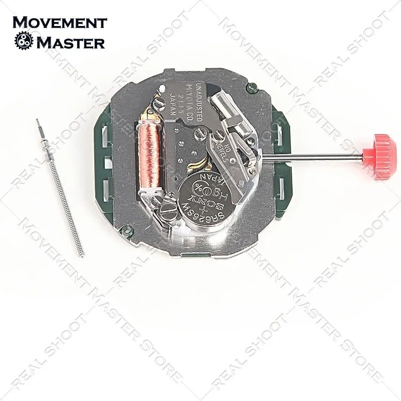 Новинка, оригинальный японский кварцевый механизм MIYOTA 115, дата 3/6, 2035, мужской механизм с одним календарем, запасные части
