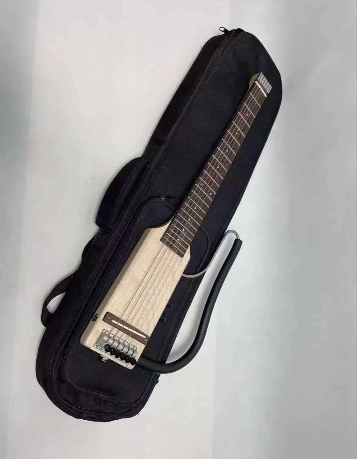 

Радиоплит Guitarra de viaje аудио, guitarra silenciosa hush - I sin cabeza, guitarra acústica ultraligera hush I con marco desmontable