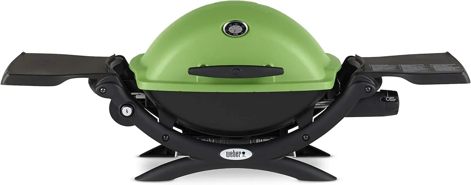 Weber Q1200 Liquid Propane Grill, Green