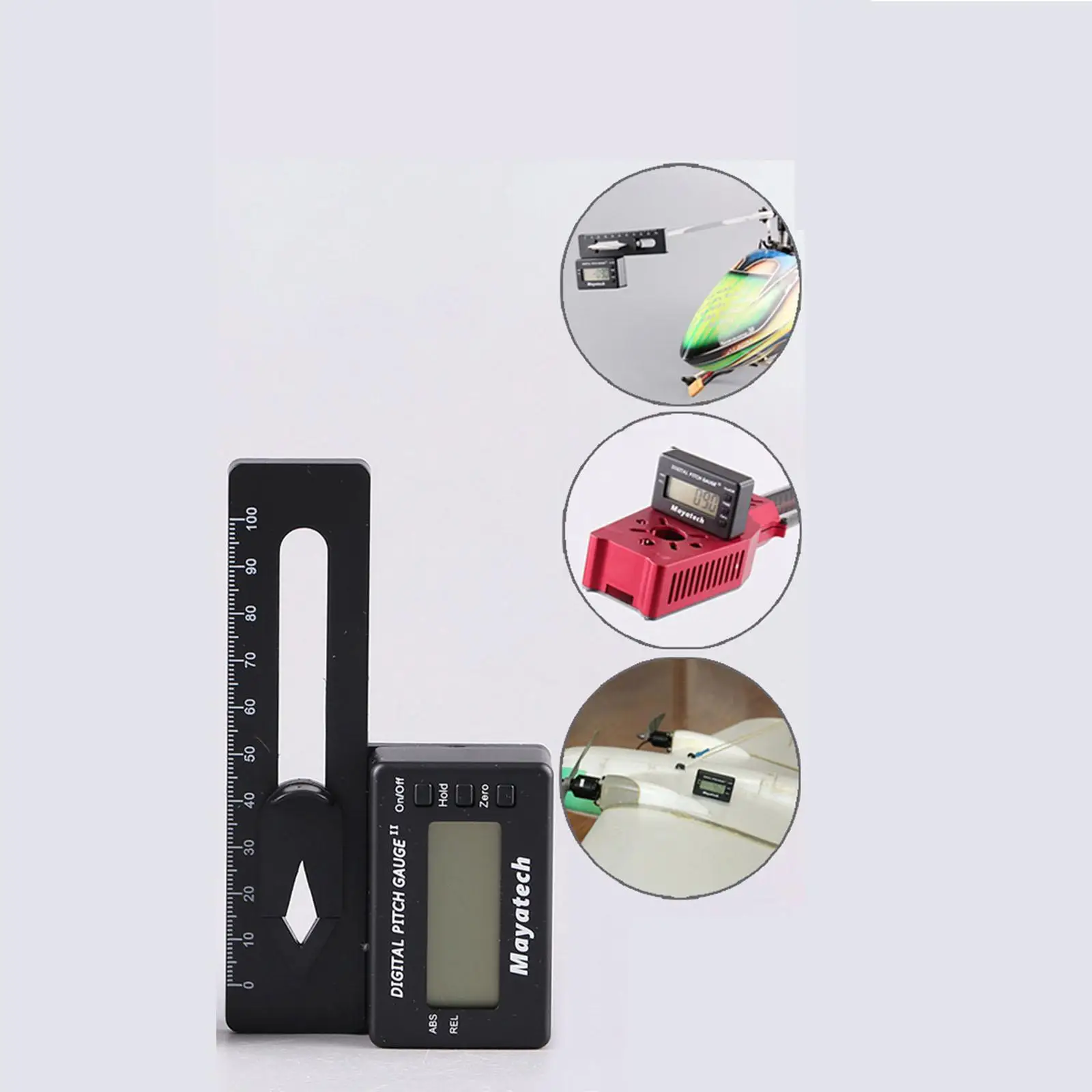 مقياس الملعب الرقمي لطائرة هليكوبتر RC مدمجة وقوية ومتعددة الوظائف