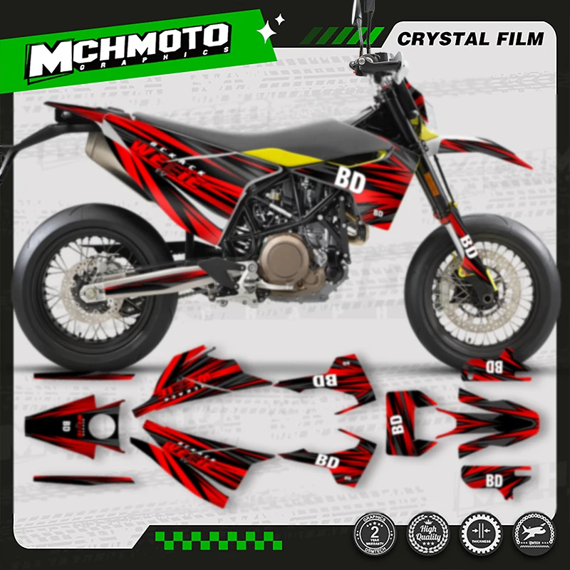 

MCHMFG for Husqvarna Decal 15-20 701 SUPERMOTO ENDURO 2015-2017 2018 2019 2020 Custom Team Graphics Decals Stickers Kit 016