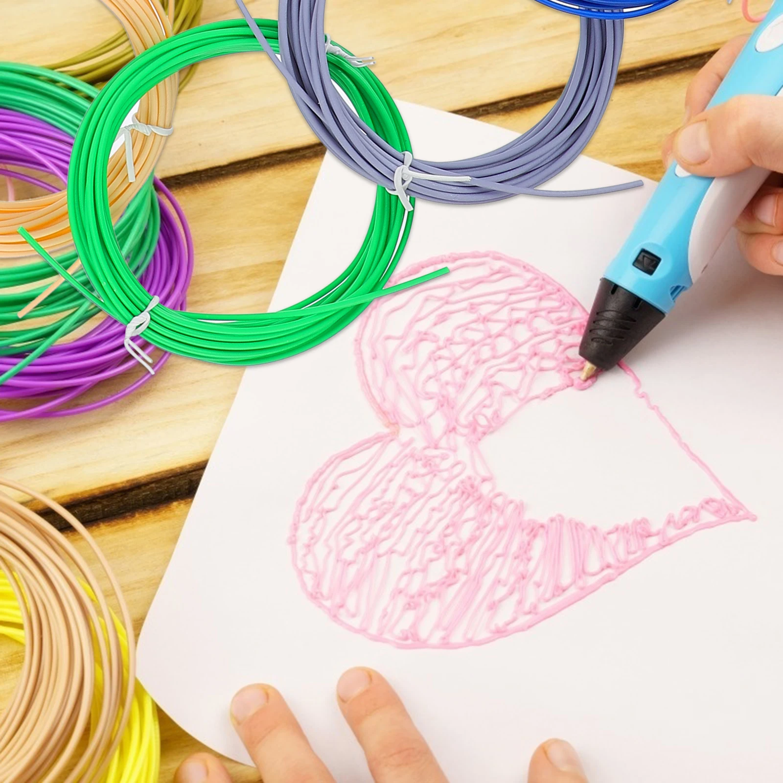 

20 шт., стержни для нити для 3D-печати, 1,75 мм, Pcl для 3D-принтера-ручка, сильная совместимость, низкая усадка, деформация, бесплатная гладкая глянцевая