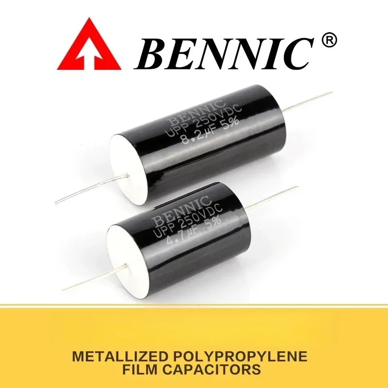 1PCS Bennic UPP (Sterling Silver Wire) Metallized Polypropylene HiFi Crossover Film Capacitor 250V