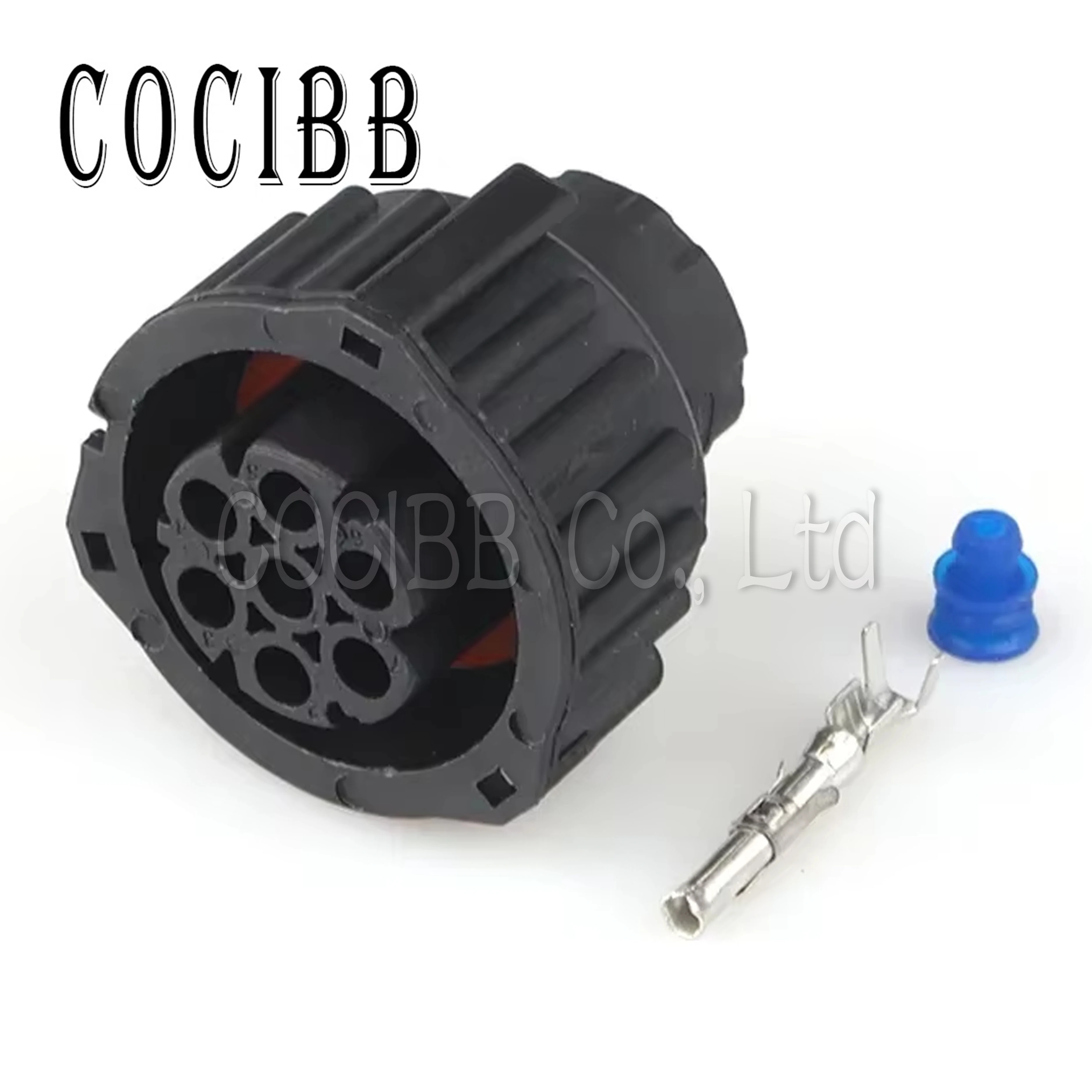 

1 Set 7 Pin Way Automotive Circular Din Housing Cable Connector Male Female Car Electrical Wire Plug Socket 967650-1 1718230-1