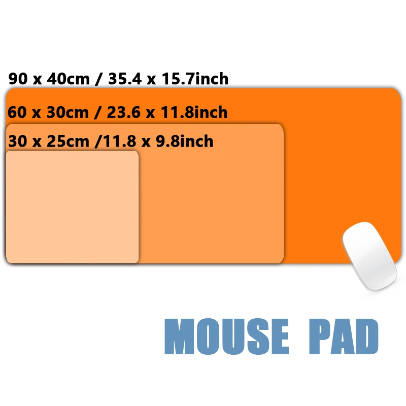 Black and White Premium E-Sports Mousepad Locking Edge Ultrafine Surface Featuring Japanese Character Design Mouse Pads for Desk