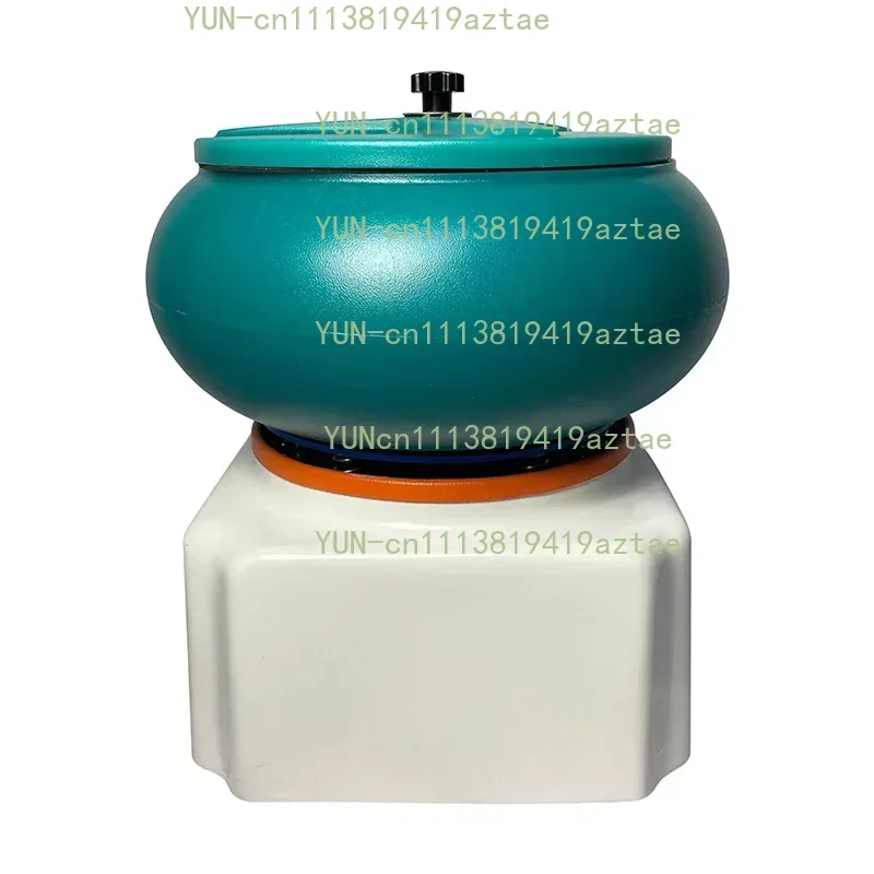 8/12 inch vibratory polishing machine, jade polishing and grinding machine, jewelry circular vibratory surface treatment machine