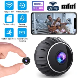 Mini kamera HD 1080P Domowa kamera bezpieczeństwa WiFi Wewnętrzne kamery ciała Kamera niani Inteligentne kamery dla dzieci Detekcja ruchu Noktowizor