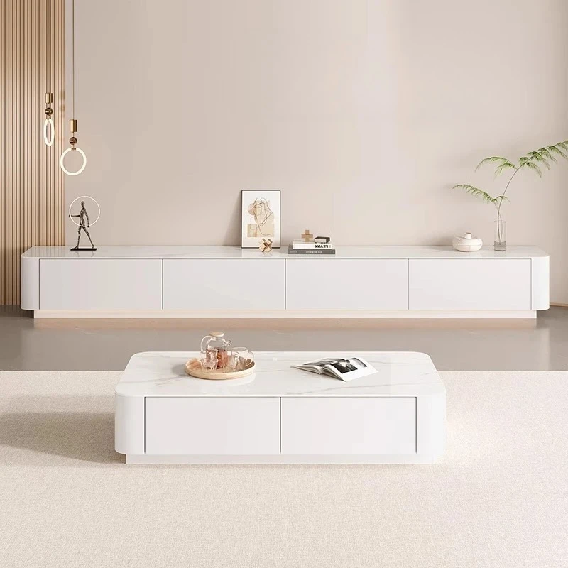 

Extended Glossy TV Stand Drawers Glass Modern Modern TV Stand Black Television Meuble Television Salon Living Room Furniture