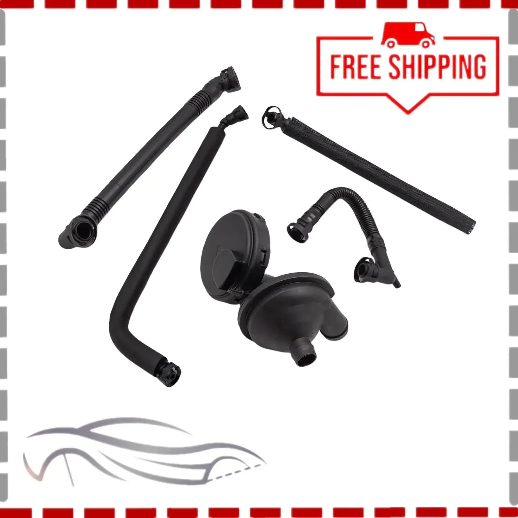 

Crankcase Vent Valve Breather Hose Kit For BMW E46 11157532649 11611432559 11617504536 11617504535 11617501566