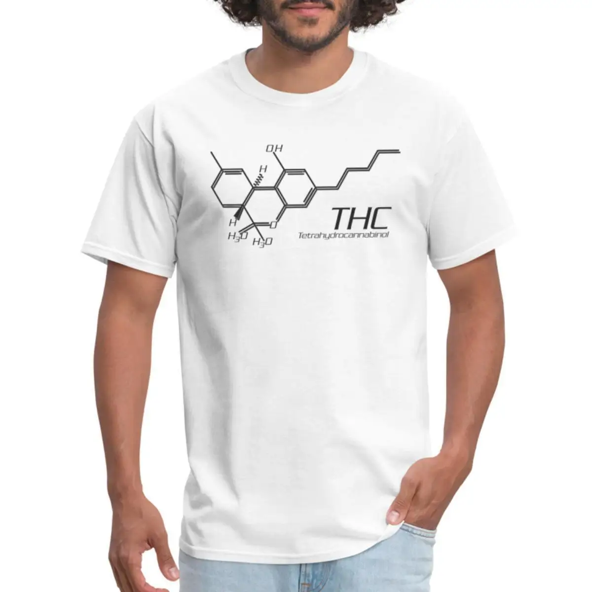 

THC Tetrahydrocannabinol Molecule Men's T Shirt