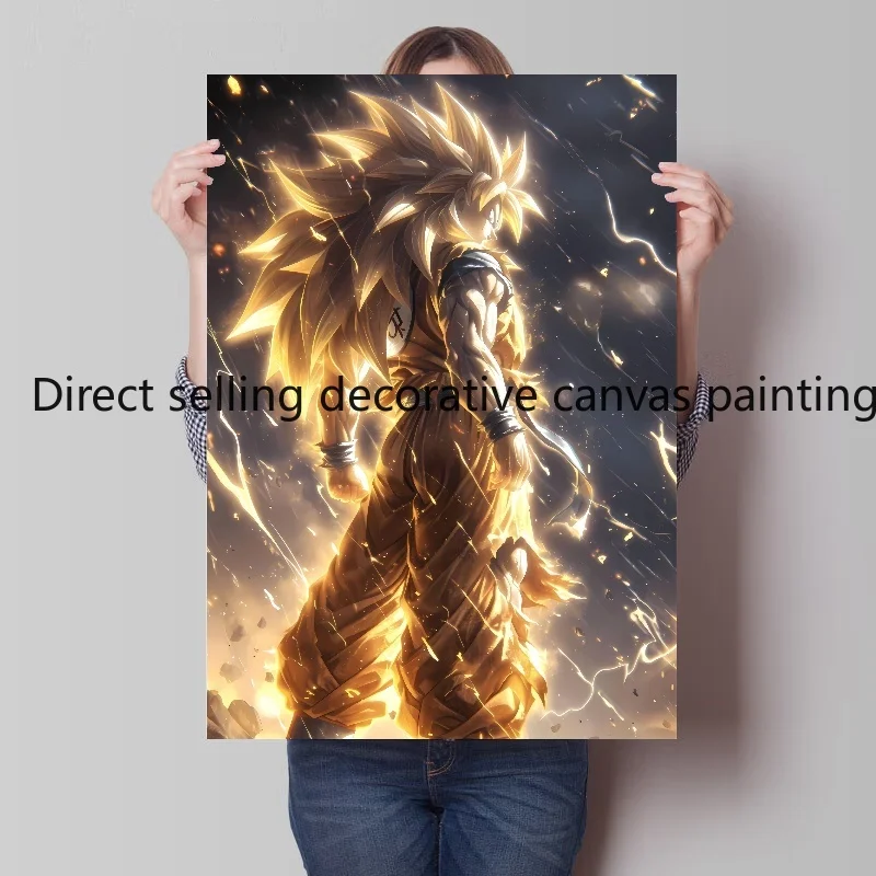 Japanische klassische Anime Drachen ball Leinwand Malerei Poster Bild Wand kunst Wohnzimmer Kinderzimmer Dekor Wohnkultur Geschenk