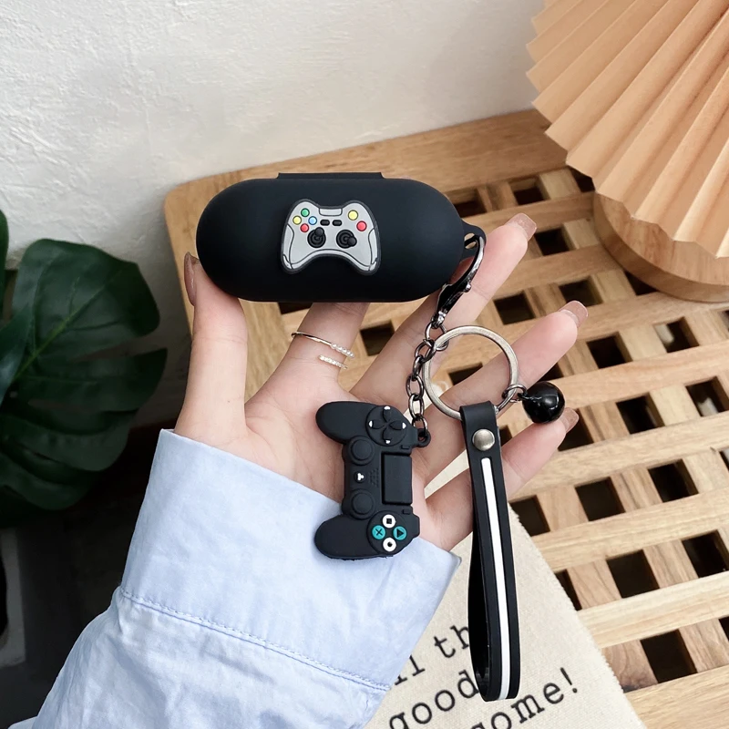 Casing silikon kartun untuk Anker Soundcore LIFE P2, casing mini Earphone nirkabel silikon lucu untuk Anker Soundcore LIFE P2mini