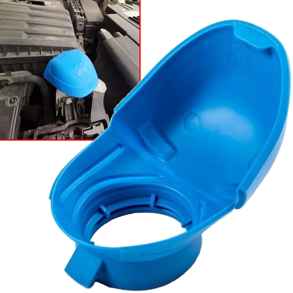 Car Windshield Wiper Washer Fluid Reservoir Tank Bottle Cap Lid Cover For VW Polo Sedan Tiguan Passat b7 Golf Jetta MK3 MK4 MK5