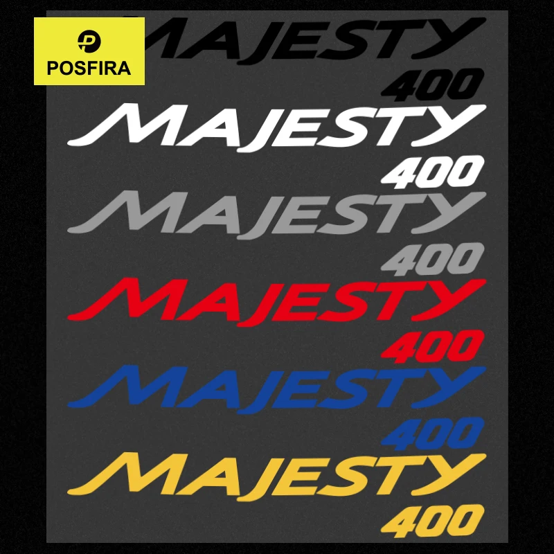 

POSFIRA Motorcycle Stickers Waterproof Decals for Yamaha Majesty 400 YP Accessories YP400 2004-2016 2015 Vinyl Motorbike Sticker