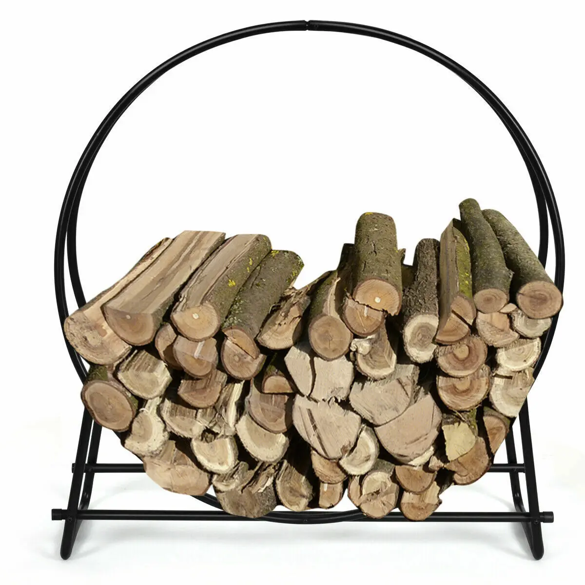 Imagem -03 - Outdoor Fire Wood Log Rack Heavy Duty Pile Armazenamento Racks Metal Log Stand Pátio Deck us