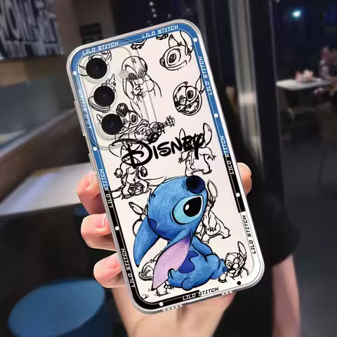 Disney Lilo &amp; Stitch Angel Phone Case for Samsung Galaxy A72 A52 A32 A22 A12 A21s A51 A71 A72 A16 A50s A31 soft case