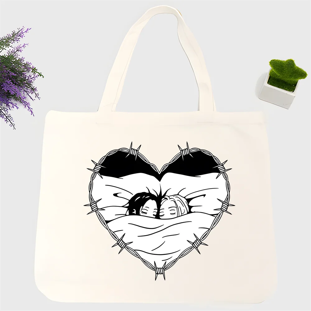 

Nana Osaki Japanese Anime Manga BLAST Shopping Bag Shopper Bags Tote Canvas Harajuku Reusable Large Capacity Shoulder Handbag