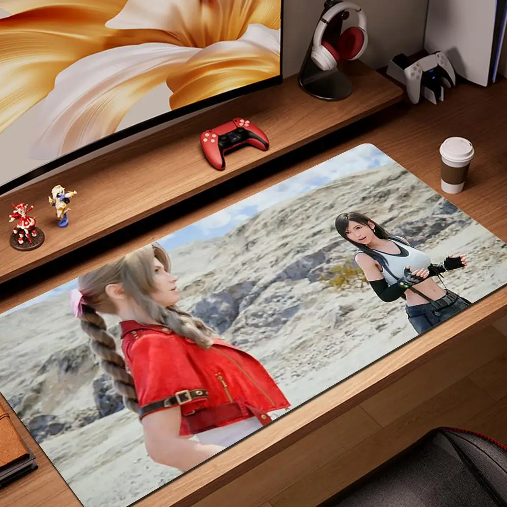 

Final fantasy cartoon game Mouse Pad Mouse Pad Desk Mouse Pad Cute HD Desk Pad Extended Gaming Keyboard Mats Large XXL Gamer