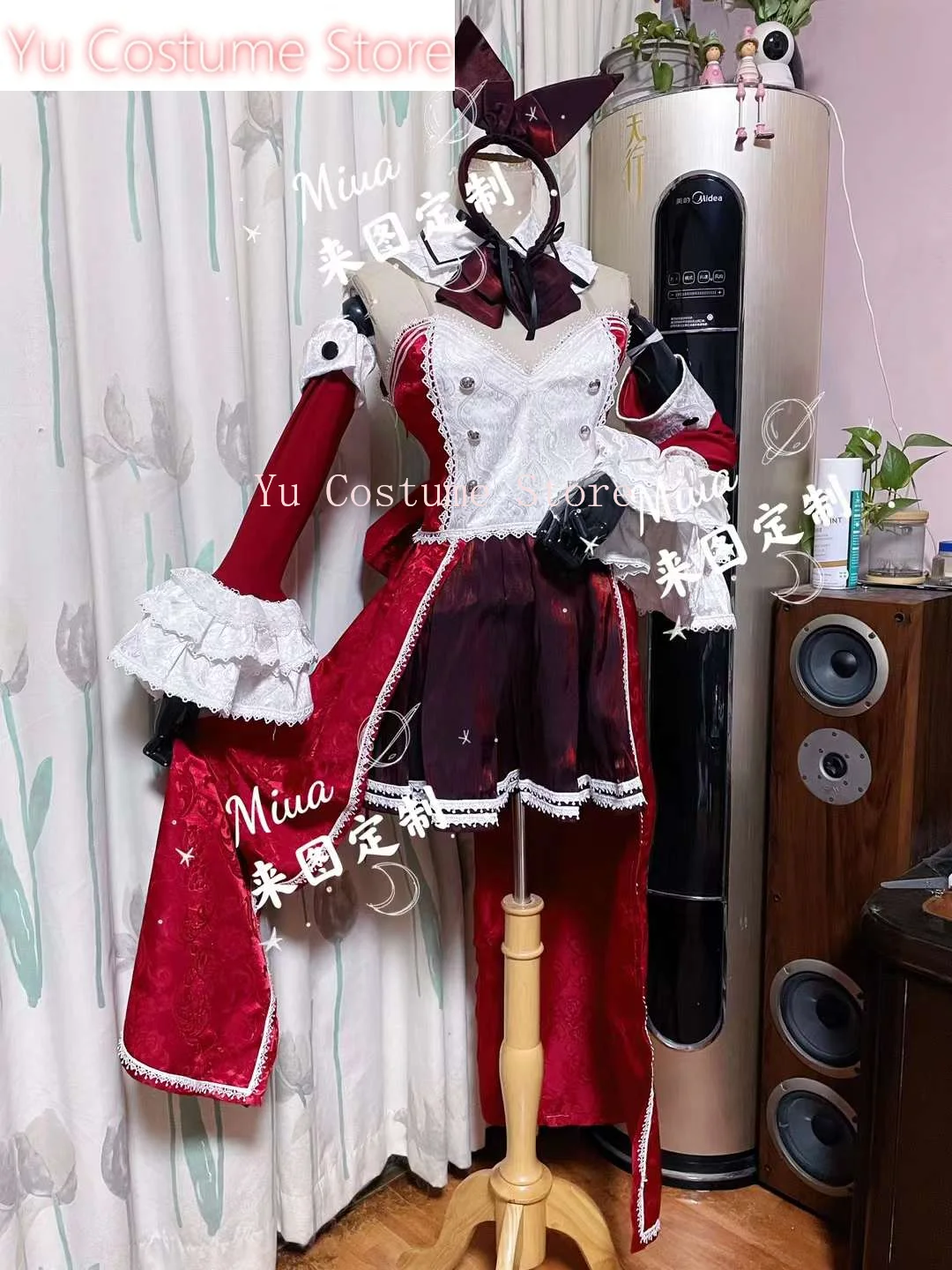 Yu Costume Arcaea Beni Subdue Dress Cosplay Costume Cos Game Anime Party Uniform Hallowen Play Role Clothes Clothing