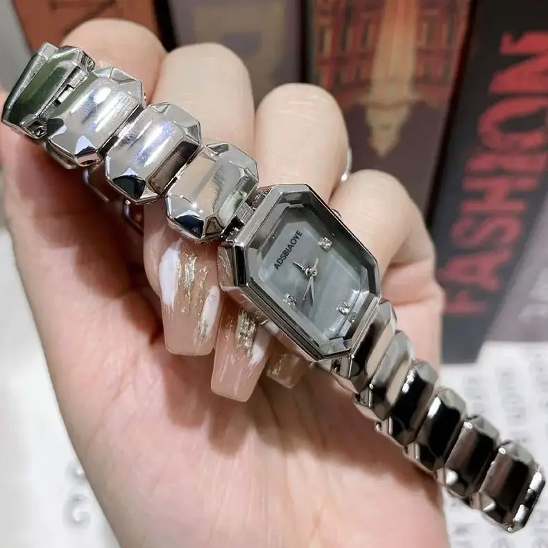 Creative Steel Women Watches Dress Bracelet Wristwatches Ladies Square Waterproof Female Clock Relogio Feminin